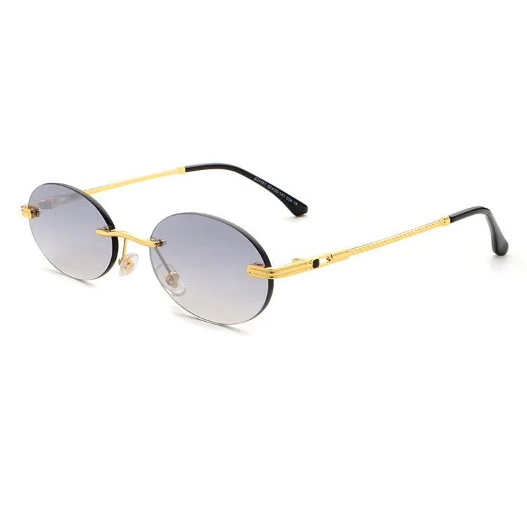 Aochi Best Designer Rimless Sunglasses Low Price Sun Glasses for Men and Women