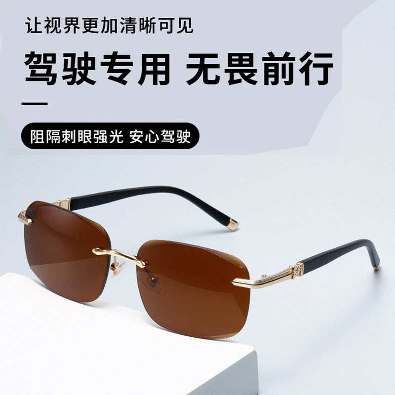 Frameless Polarized Sunglasses – UV400 Outdoor Sport