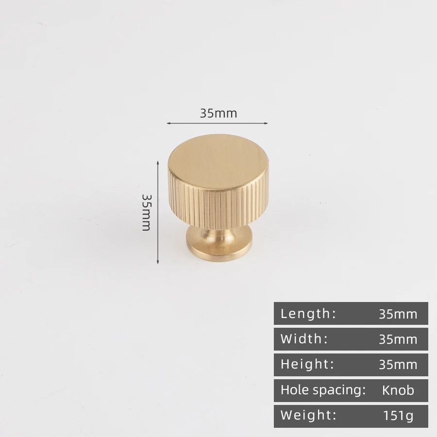 KEDLO Solid brass brushed brass long handle kitchen cabinet antique brass Pull drawer T-handle