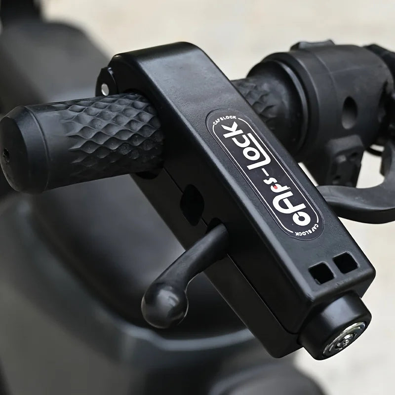 Motorcycle Lock, Universal Motorcycle Handlebar Lock with 2 Keys and Washers, Front Brake and Clutch Lock for Anti-Theft and Anti-Pry, Grip Lock for Bicycles, Mountain Bikes, Dirt Bikes, Etc