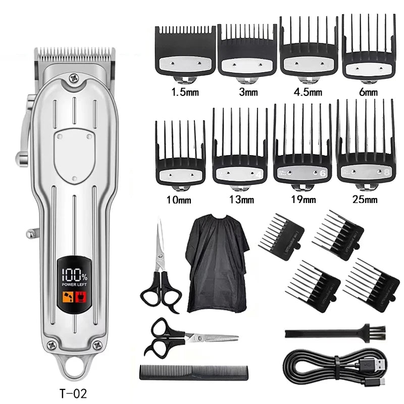 Hair Clipper for Men Beard Trimmer Professional Electric Hair Clipper Set Cordless Hair Trimmer for Family,Gifts for Men