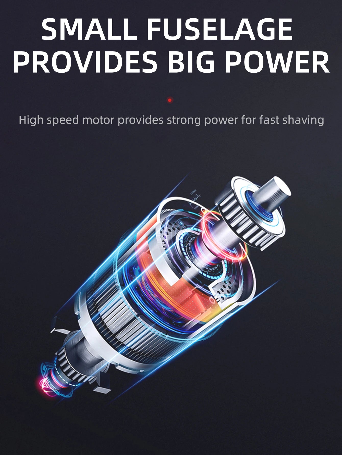 Kemei KM-2024 Electric Shaver for Men Twin Blade Reciprocating Cordless Razor USB Rechargeable Shaving Machine Barber Trimmer