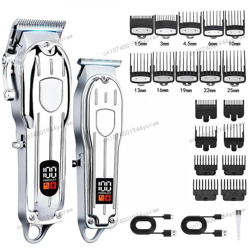 Hair Clipper for Men Beard Trimmer Professional Electric Hair Clipper Set Cordless Hair Trimmer for Family,Gifts for Men