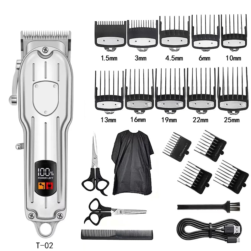 Hair Clipper for Men Beard Trimmer Professional Electric Hair Clipper Set Cordless Hair Trimmer for Family,Gifts for Men