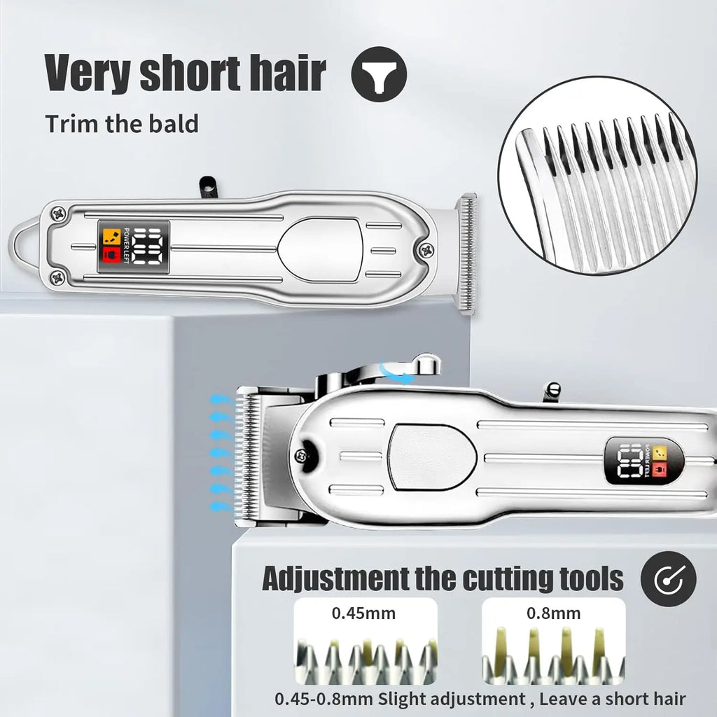 Hair Clipper for Men Beard Trimmer Professional Electric Hair Clipper Set Cordless Hair Trimmer for Family,Gifts for Men