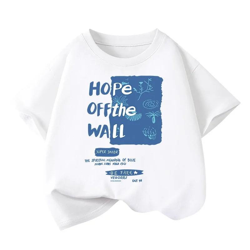 1pcs Summer Boys Car Cartoon Tees Fashion Tops Childrens Short Sleeve Clothes Printed Pattern T-shirts Child Loose Casual Tshirt
